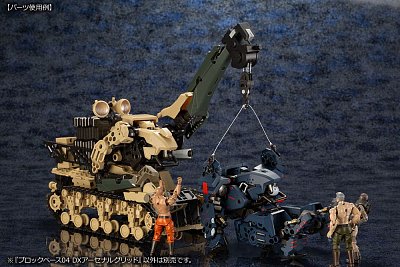 Sada plastového modelu Hexa Gear 1/24 Block Base 04 DX Arsenal Grid 23 cm - Vážně poškozený obal